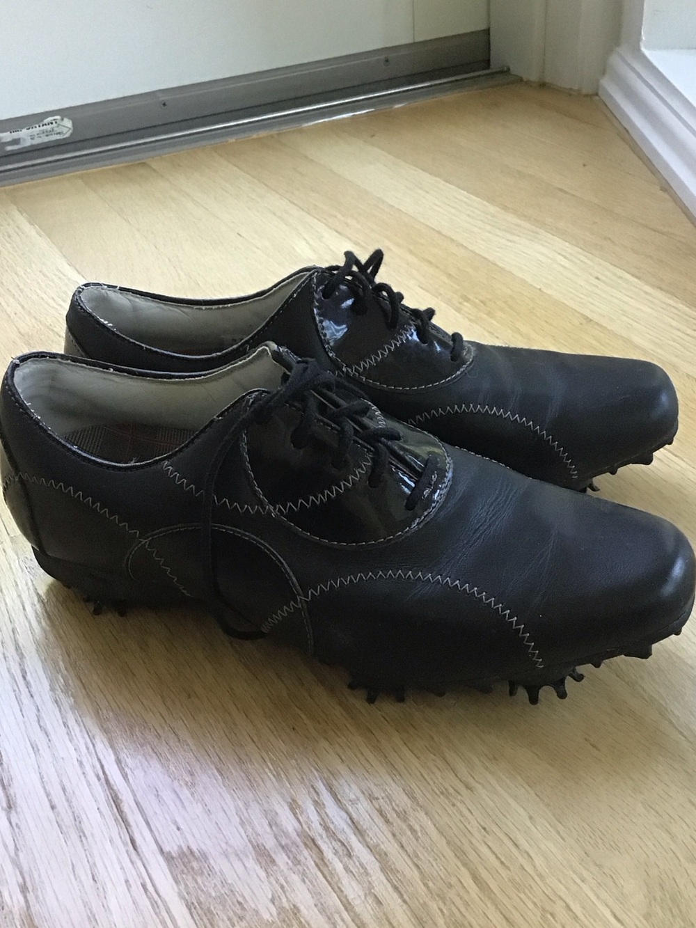 FootJoy Black Women's Golf Lace-Up Athletic Shoes/8